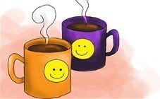 فنجان چای داغ